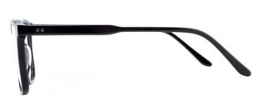 Women Cristal Eyeglasses: Shania Shiny Black - SpaceSMART Eye Clinic (Side View)